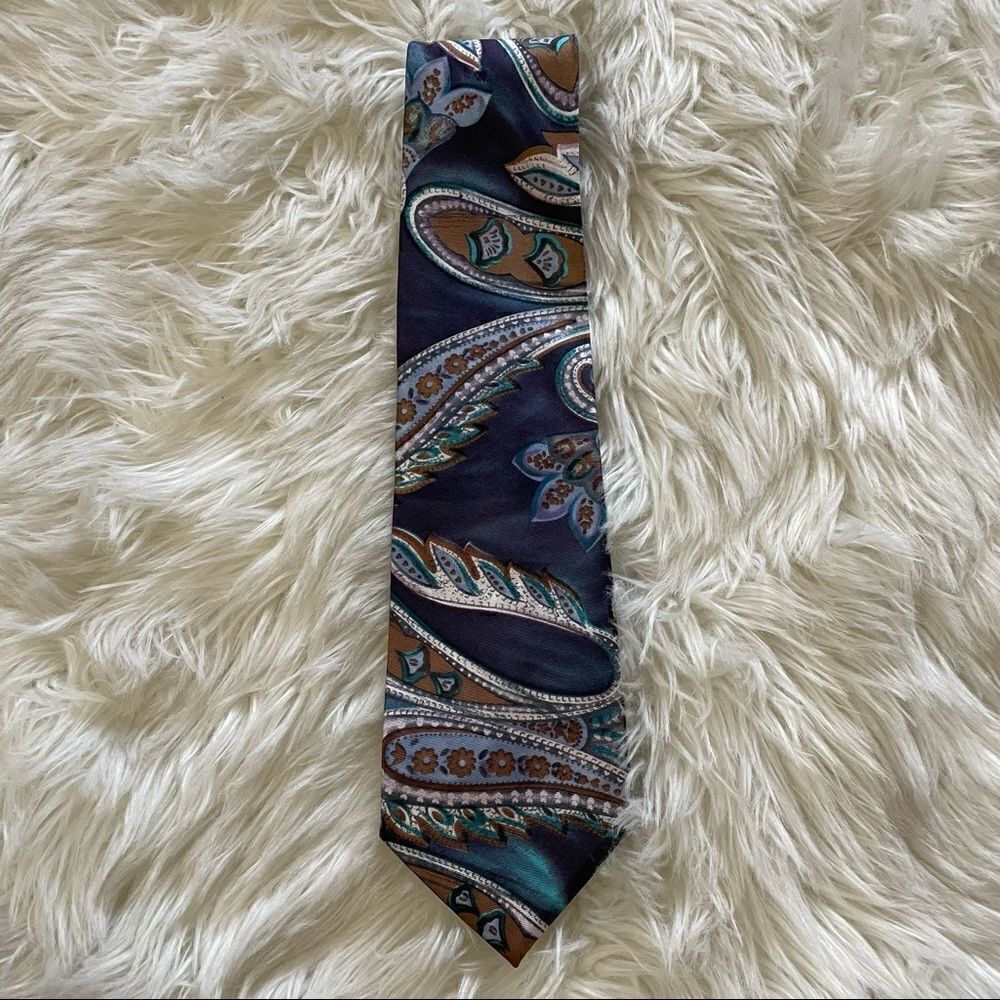🖤 Vintage Oscar de la Renta Neck Tie Couture Collection